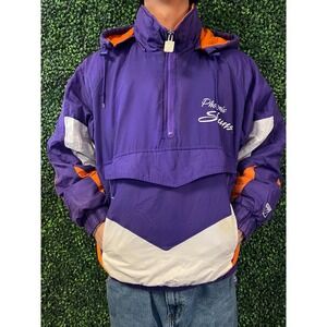 vtg 90s PHOENIX SUNS LOGO 7 Jacket Large // nba basketball retro vintage starter